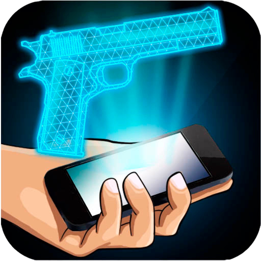 Hologram Gun 3D Simulator app icon