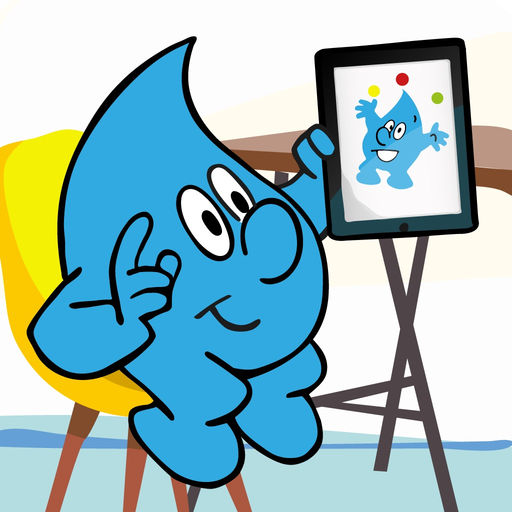 Droppie Water spelletjes app icon