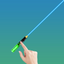 Laser simulator free icon