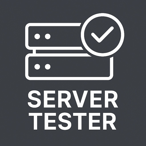 Server tester app icon
