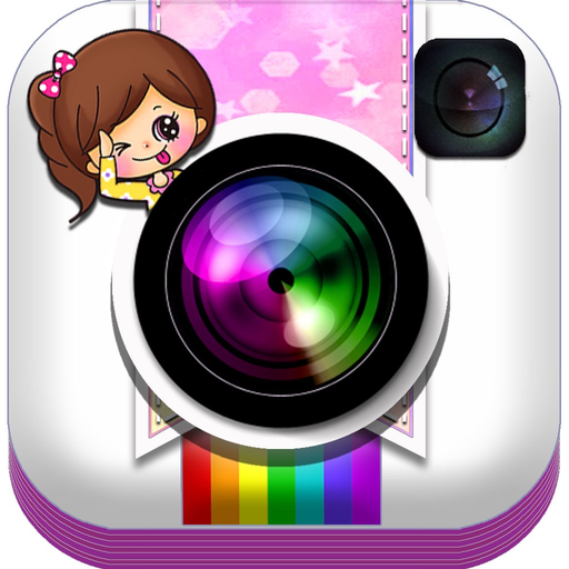 My Love Beautiful Cartoon Sticker Frame app icon