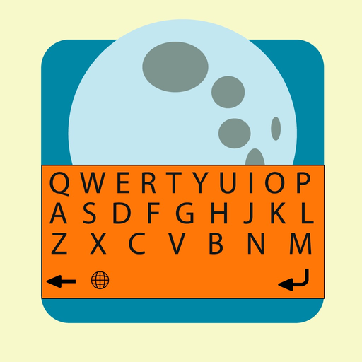 Moon Board - Custom Color, One Hand, Fast Keyboard for iPhone and iPad app icon