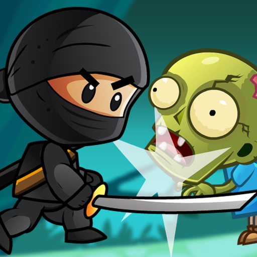 Ninja Kid vs Zombies - 8 Bit Retro Game app icon