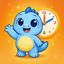 Telling Time For Kids - Clock icon