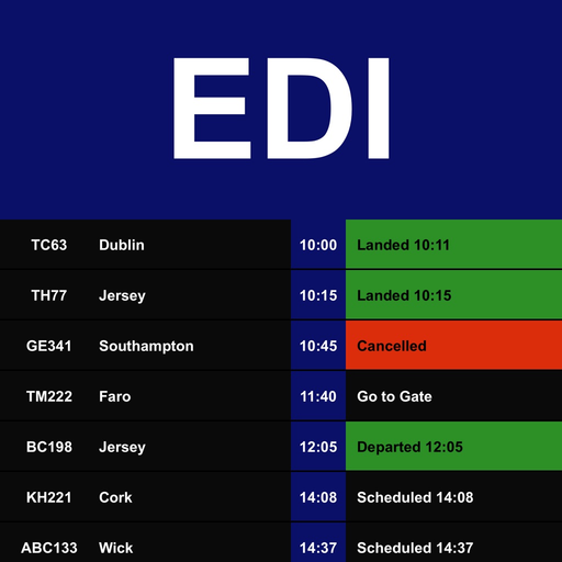 Flight Board - Edinburgh Airport (EDI) app icon