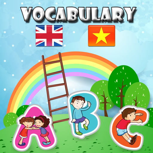 Kids study with English Vietnamese Vocabulary app icon