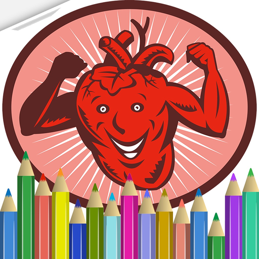 Atlas Of Body Parts Human Anatomy Coloring Book app icon
