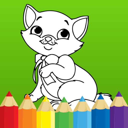 Coloring book: Draw Animals app icon