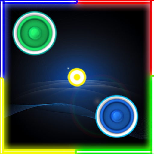 Neon Air Hockey Glow In The Dark Space Table Game app icon