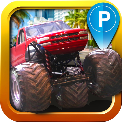 Monster Truck Parking Simulator - 3D Car Bus Driving & Racing Games app icon