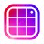 Grid Post Pic Collage Maker icon