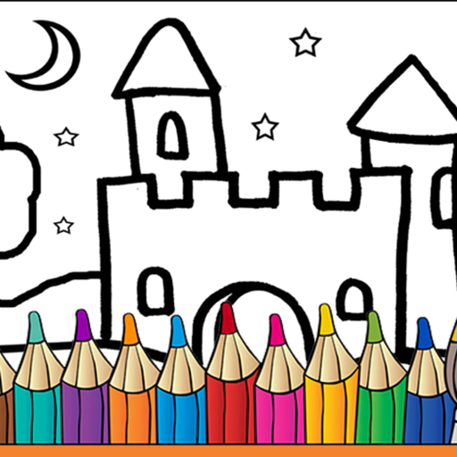 Coloring Pages & Painting Book app icon