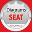Seat parts and diagrams icon