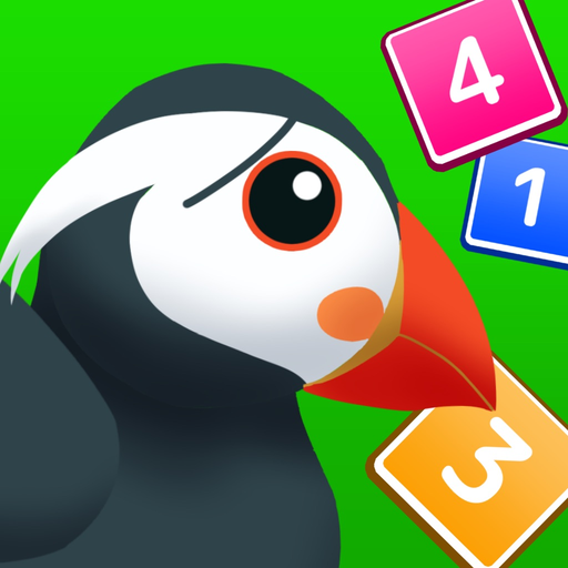 Etupirka - puffin bird numbers action app icon
