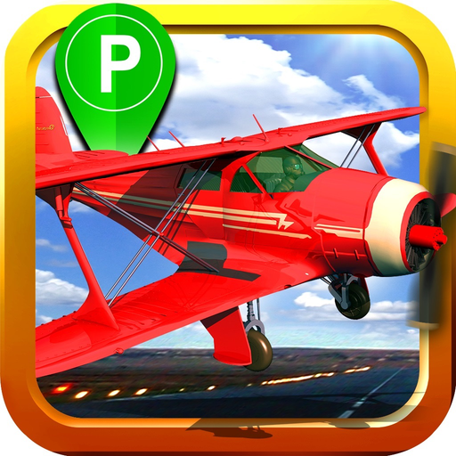 Plane Flying Parking Simulator - 3D Airplane Car Flight Alert Driving & Sim Racing! app icon