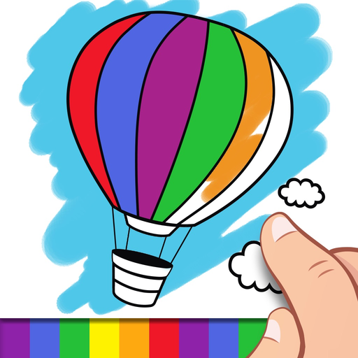Finger Paint Coloring Book app icon