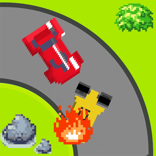 Crash Race -  The racing car game in 8 bit style app icon