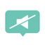 Statement - visual communication and large text icon