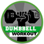 Dumbbell workout icon