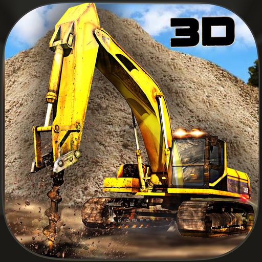 Rig Construction Drill Crane Operator 3D app icon