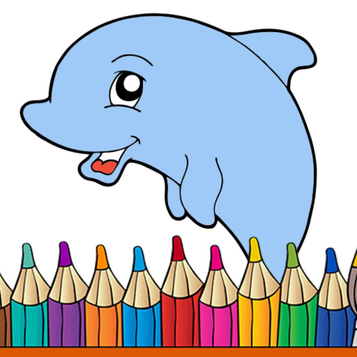 Animal Coloring Pages & Book app icon