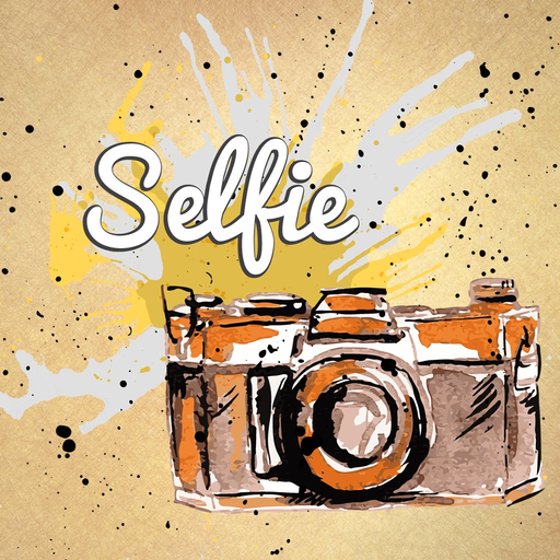 Selfie Drawing Camera app icon