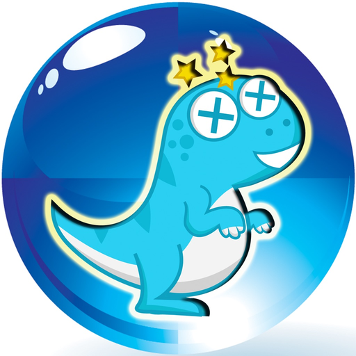 Little Dinosaur Puzzles Funny Balloons Bounce Out app icon