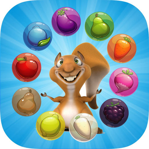 Squirrel Pop Bubble Shooter Fruit Saga : Match 3 Hd Free Game app icon