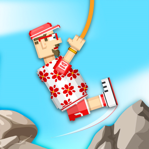 Rope Heroes : Hole Runner Game app icon