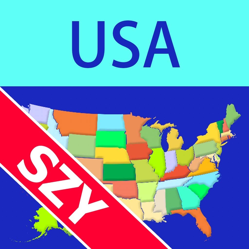 Map Solitaire USA by SZY app icon