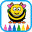 Kids Coloring Book. icon