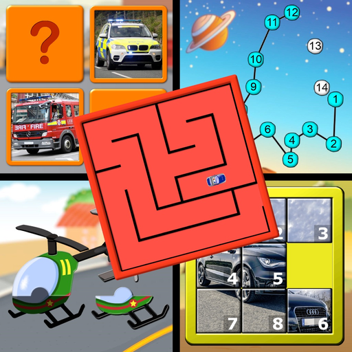 Kids Cars and Trucks Logic Memory Puzzles app icon