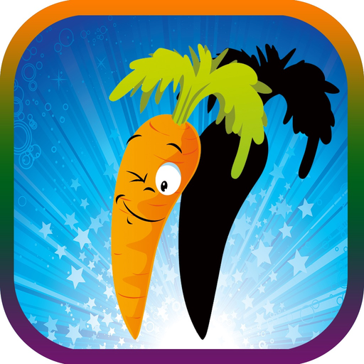 Learn Vegetable & Fruit Shapes And Colors Sorting app icon