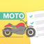 Motorcycle US DMV Permit test icon