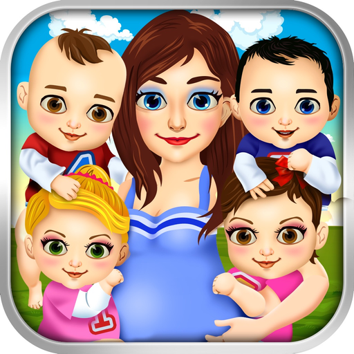 Mommy's Quadruplet Newborn Babies - My Baby Food Maker & Dentist Doctor Salon! app icon