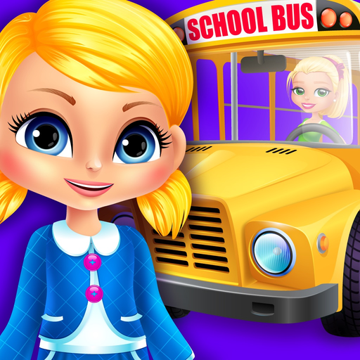 Mia goes to School - Preschool Salon & Kids Games app icon