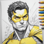 Superheroes Paint and game icon