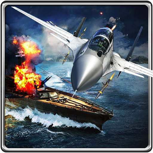 Strike jet fighter war app icon