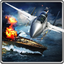 Strike jet fighter war icon