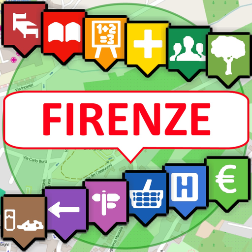 Florence where,what. Km4City app icon