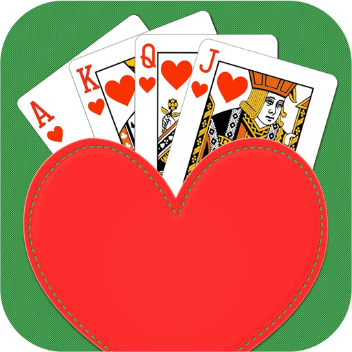 Hearts Solitaire - Classic Cards Patience Poker Games app icon