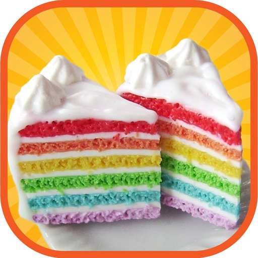 Rainbow Cake Maker - A crazy kitchen christmas cake tower making, baking & decorating game app icon