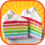 Rainbow Cake Maker - A crazy kitchen christmas cake tower making, baking & decorating game icon
