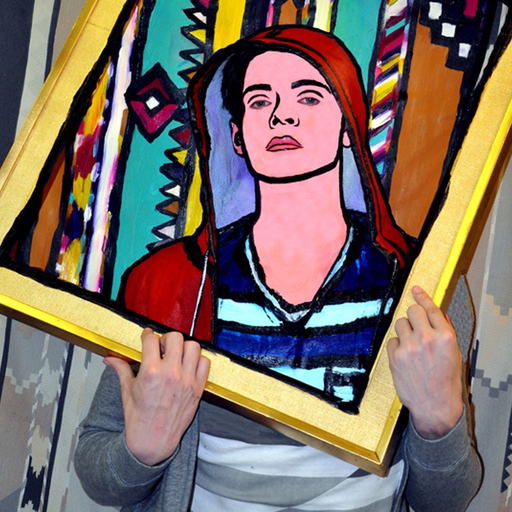 Draw on a photo app icon