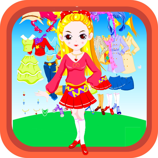 Colorful Doll DressUp app icon