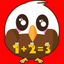 First grade math games free icon