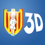 Perpignan 3D icon