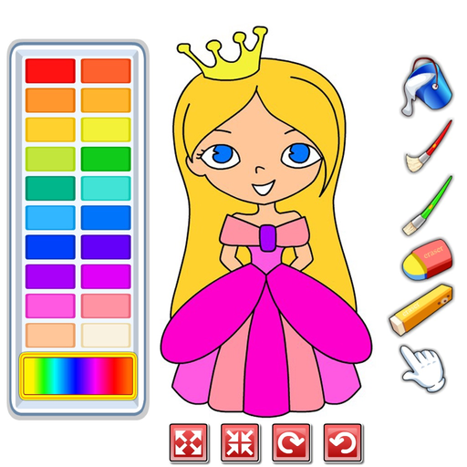 My Coloring Pages Book Game app icon