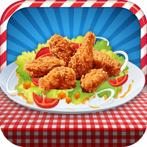 Spicy chicken wings maker – A fried chicken cooking & junk food cafeteria game app icon