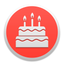 Birthdays - Widget for upcoming birthdays at a glance icon